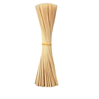 Groothandel Eco-vriendelijke Natuurlijke Bamboe Spiezen Ronde Bamboestokjes voor BBQ Grillen Kebab Fruit Vlees Wegwerp Grillstokjes