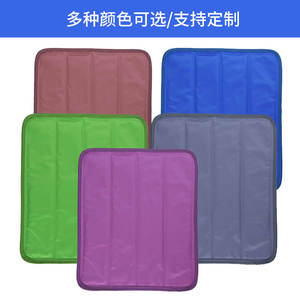แผ่นรองนอนเย็นสำหรับสัตว์เลี้ยง รูปทรงสี่เหลี่ยมผืนผ้า ทำจากไนลอน สำหรับฤดูร้อน สีฟ้า แดง ชมพู เหลือง สีพื้น - Product Image 4