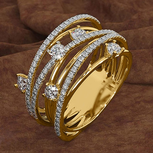 Anello a croce creativo per donna, con accento a stella, stile scintillante, gioiello da dito alla moda - Product Image 4