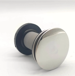 Vente chaude Gris En Plastique Pop-Up Déchets Accouplement Click Up Évier Valve <span class=keywords><strong>Lavabo</strong></span> Vidange 7/8 Chrome pour Salle De Bains Évier Vidange - Product Image 3