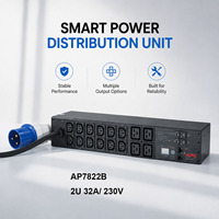 Unité de distribution d'alimentation en rack AP7922B, type commuté, 2U, 32A, 230V, 16 prises C13 pour la transmission d'énergie électrique