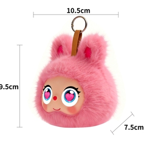 Haut-parleur Bluetooth intelligent haut de gamme en peluche, commande vocale IA, 2W, étanche, prend en charge 80 langues, doux et confortable, mini, pour enfants et maison - Product Image 2