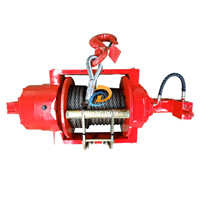 Treuil hydraulique 8T/10T/12T/15T pour foresterie/exploitation forestière/socle de remorquage/pêche, treuil de remorquage hydraulique 20000 lb 30000 lb 40000 lb