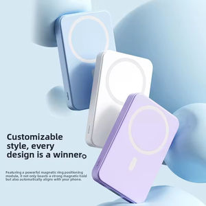 Bestselling Magnetic Fast Charging Power Bank 10000mAh 22.5W Wireless Portable Charger with Type-<b>C</b> and <b>Micro</b> <b>USB</b> Input - Product Image 5