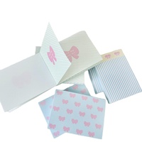50 feuilles/carnet Blocs-notes personnalisés colorés, notes adhésives, grand format, bloc-notes mignon, bloc-notes pour l'école, cadeau, logo personnalisé