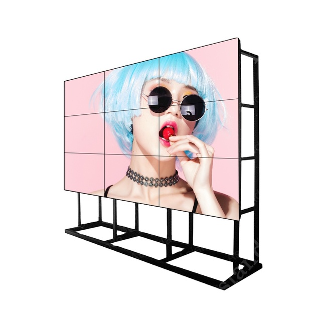Cheap Price 55inch 3x3 4X4 LCD Display Panel Screens Samsung 65 Inch 4k 2x2 LCD Video Wall Touch Screen Splicing Screen