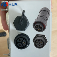 Connecteur de câble étanche IP68 M25 à 5 broches, mâle-femelle, à montage sur panneau, avec embouts à souder pour boîtier de commande