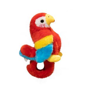 Cross-Border Standing Shoulder Flamingo Clap Pulsera Loro para Pop Ring Bicicleta Juguete de peluche Técnica bordada para el estrés - Product Image 5