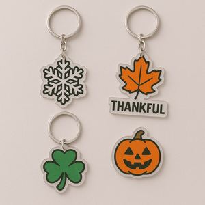Llavero Acrílico de Doble Cara con Impresión Personalizada en Color UV y Logotipo, Venta al Por Mayor de Fábrica de Llaveros Personalizados - Product Image 4