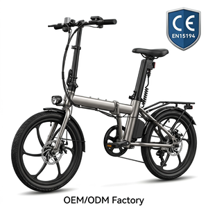 Vélo pliant pour adultes à 7 vitesses, 20 pouces, en aluminium, double disque, léger, pas cher et élégant, cadre en aluminium HM20 léger - Product Image 2