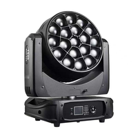 UNOXINE 19*40W RGBW Bee Eye LED Zoom Wash Moving Head Light pour spectacles de scène, bars DJ et éclairage d'événements