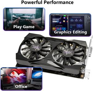 GTX 1050 4G Graphics Card Twin Freeze Fans320 Bit GDDR5 PCI 3.0 DVI VGA for H Ports 12GB for <b>Workstation</b> New - Product Image 5