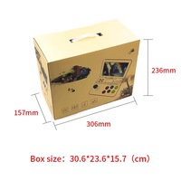Console de jeu classique S A13, batterie 3D 4000 mAh, machine de jeu rétro, lecteur de jeux de combat A13, écran LCD HD 10,1'', joystick d'arcade