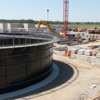 Usine de biogaz compacte et personnalisable JCWY avec PLC et réservoir sous pression en matériau FRP, conception inodore et sûre, fonctionnement facile
