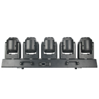 Projecteur LED DMX512 haute puissance 5*80W à tête mobile, faisceau focalisable, effet tornade, wall washer RGBW pour scène de mariage