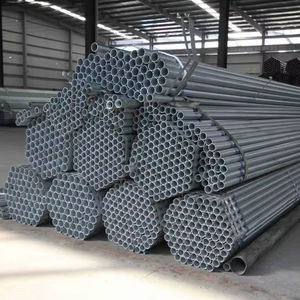 Tuyau d'acier rond pré-galvanisé pour clôturer le poteau et le cadre de porte avec le <span class=keywords><strong>prix</strong></span> raisonnable - Product Image 1