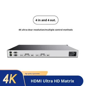 4*4*2 1*4*4K उच्च परिभाषा एकीकृत नेटवर्क डिकोडिंग निगरानी वीडियो डिकोडर डिजिटल मैट्रिक्स स्विचर ler मॉडल 6100 ac - Product Image 4