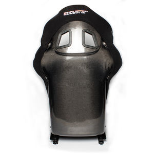 EDDYSTAR yarış çanak koltuk karbon Fiber modifiye spor Aero koltuk deri PVC PU ile yarış araba ve sürüklenme simülatörü için - Product Image 5