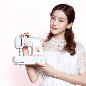 จักรเย็บผ้าไฟฟ้าพกพาขนาดเล็ก VOF FHSM-318 แบบเหยียบเท้า 220V ป้อนผ้าอัตโนมัติ สะดวกสบาย พร้อมไฟ LED อเ<span class=keywords><strong>น</strong></span>กประสงค์ - Product Image 2