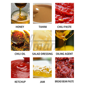 Máquina de llenado de pasta semiautomática con agitación horizontal neumática tipo U para miel, crema, aceite, gel en viales de vidrio - Product Image 6