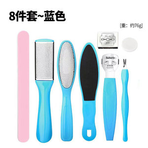 Kit de manucure et pédicure professionnel 8-en-1 très vendu – Râpe à callosités et lime à pieds en acier inoxydable - Product Image 6