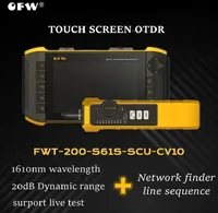 2024 mis à niveau OFW Mini OTDR 1610nm 20dB testeur en direct de fibre active réflecteur optique réflectomètre optique écran tactile OPM VFL iOLA