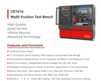Máquina de Prueba de Inyectores Common Rail Multifuncional CR1016 con Codificación QR, Probador de Inyectores Original BOTEN
