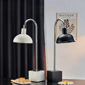 Lámpara Eléctrica para Calentar Alimentos Airuisi con Base de Mármol y Acero Inoxidable, 275W, 220-240V, para <span class=keywords><strong>Buffet</strong></span> - Product Image 3