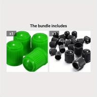 Bouchons de valve de pneu de voiture universels en plastique avec joint en caoutchouc, anti-poussière, anti-fuite, hermétiques, pour voiture, camion, SUV