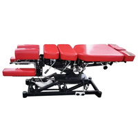 Table de décompression vertébrale électrique et manuelle pour étirement chiropratique, traction lombaire et rééducation