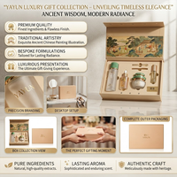 Boîte magnétique personnalisable avec logo, style chinoiserie, pour présentation de cosmétiques, conteneur rigide haut de gamme pour suite de présentation cosmétique