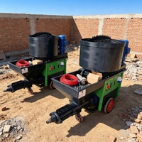 Machines à projeter du mortier durables avec mélangeur et fonction de mélange uniforme pour les projets de construction à grande échelle