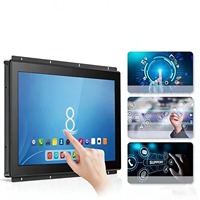 Terminal Industrial Táctil Todo en Uno Yingtouch de 23.6 Pulgadas, con Pantalla Capacitiva, USB/DVI/D-SUB/Serie, Color Negro, para Negocios