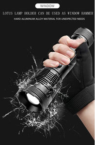 Puissant XHP90 Zoomable lampe <span class=keywords><strong>de</strong></span> poche 26650 batterie Rechargeable USB tactique vie marteau autre Camping Focus LED torche lumière - Product Image 6