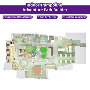 Pokiddo crea parques de trampolines inmersivos, tamaño y color personalizables, espacio de 675 metros cuadrados, capacidad para 30 personas, cautiva a las familias. - Product Image 3