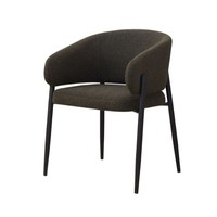 Chaises de salle à manger en métal nordique écologiques en velours capitonné de haute qualité pour balcon, hôtel, restaurant - Design moderne minimaliste rétro