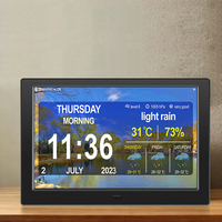 Réveil intelligent Station météo Wifi Réveil intelligent Horloges multifonctions personnalisées pour la maison