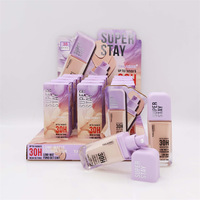 Fond de teint liquide mat imperméable en gros, longue tenue, contrôle du sébum, maquillage du visage