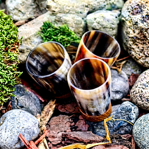 REHMAN CRAFT Verre en corne de buffle véritable fait main et respectueux de l'environnement - Product Image 1