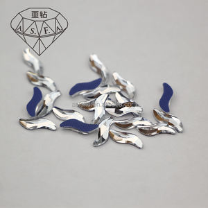 Strass thermocollants en forme de S ASFA06 de 10,0 mm, tailles SS6 et SS10, pour machine à strass, pour fixer des cristaux AB. - Product Image 4