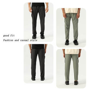 Pantalons de travail pour hommes, best-sellers OEM O&M, multi-poches, sports de plein air, amples, élastiques, respirants, qualité d'exportation, pantalons de <span class=keywords><strong>jogging</strong></span> personnalisés - Product Image 5