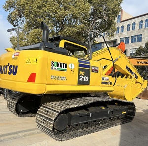 Excavatrice sur chenilles Komatsu PC210-8 d'occasion, 21 tonnes, moteur d'origine japonais, hydraulique stable, pour travaux de terrassement, à l'exportation - Product Image 5