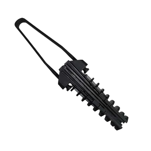 Pince d'ancrage PA500 en acier inoxydable, pince de tension de câble isolée en forme de cône pour les télécommunications - Product Image 1