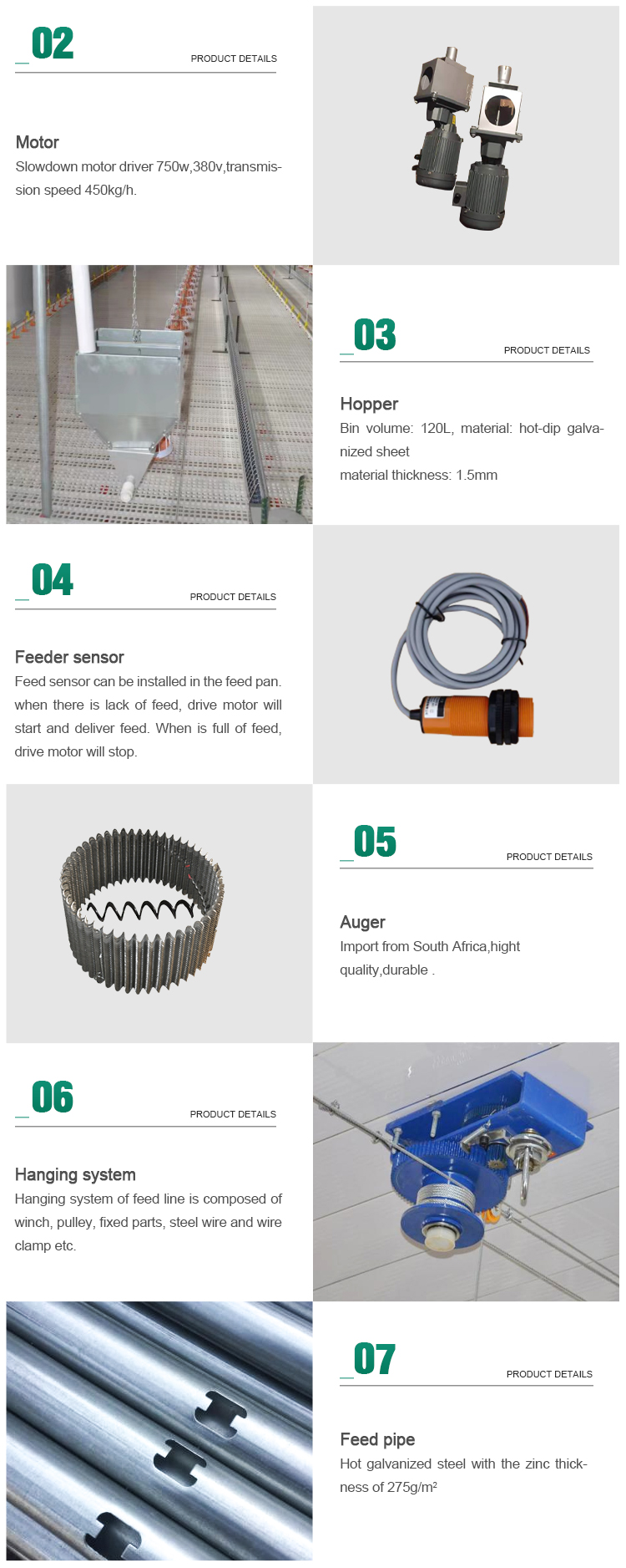 Broiler Chicken Farming Equipment 380v With 1 Year Warranty