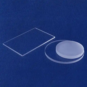 Plaque de verre de quartz à haute transmission, disque de quartz rond, plaque de verre de quartz de haute pureté - Product Image 5