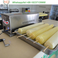 Rouleau manuel électrique à spirale pour couper pommes de terre, trancheur, machine pour découpe spirale de sucrerie