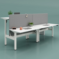 Mobilier de bureau moderne simple et blanc Mobilier de bureau pour une personne avec siège Table de travail pour le personnel