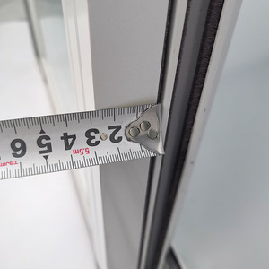 <span class=keywords><strong>2025</strong></span> Thiết Kế Mới Bán Buôn 3-Theo Dõi Trượt Cửa Sổ Hai Lớp Kính Khung Nhôm Chất Lượng Cao Khu Dân Cư Hệ Thống Trượt - Product Image 3