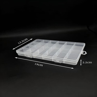 Boîte de rangement multifonctionnelle en plastique PP à 24 compartiments fixes, écologique, directement de l'usine