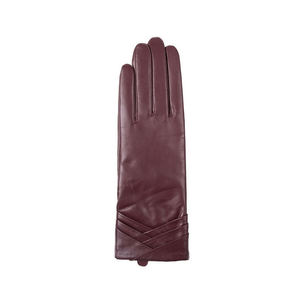 Nouveauté OEM, gants d'habillage de conduite en cuir pur rouge noir, gants d'habillage en cuir de mouton, gants d'hiver - Product Image 2